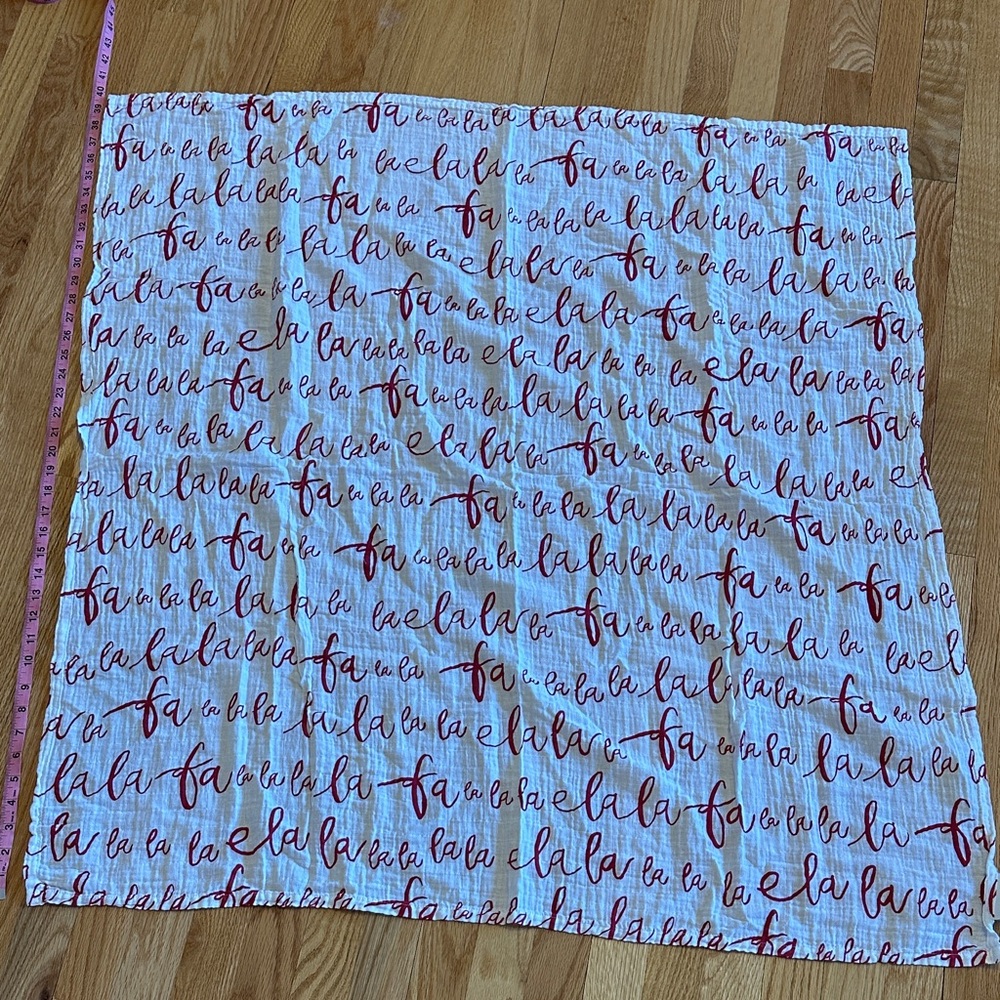 Festive Fa La La Baby Blanket